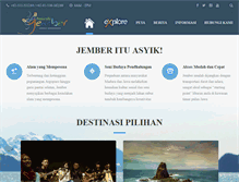 Tablet Screenshot of jembertourism.com